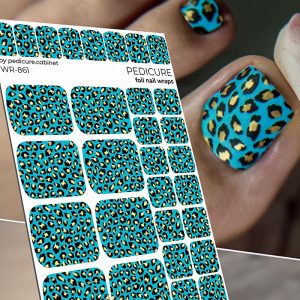 Pedicure cabinet pedikīra plēve ar zelta foliju [WR-861]