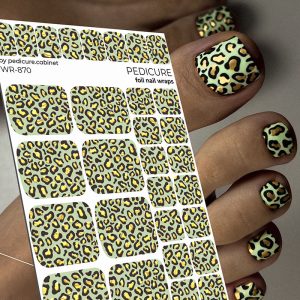 Pedicure cabinet pedikīra plēve ar zelta foliju [WR-870]