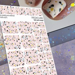 Pedicure cabinet pedikīra plēve ar zelta foliju [WR-871]