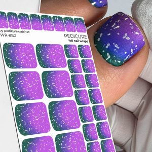 Pedicure cabinet pedikīra plēve ar sudraba foliju [WR-880]