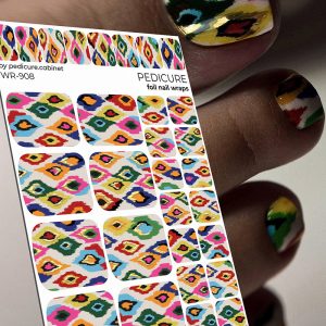 Pedicure cabinet pedikīra plēve ar zelta foliju [WR-908]