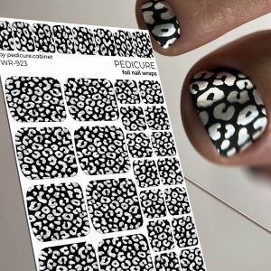 Pedicure cabinet pedikīra plēve ar sudraba foliju [WR-923]