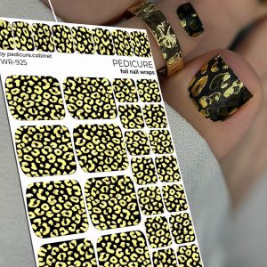 Pedicure cabinet pedikīra plēve ar zelta foliju [WR-925]