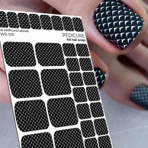 Pedicure cabinet pedikīra plēve ar sudraba foliju [WR-931]