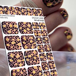 Pedicure cabinet pedikīra plēve ar zelta foliju [WR-974]