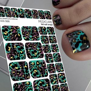 Pedicure cabinet pedikīra plēve ar zelta foliju [WR-988]