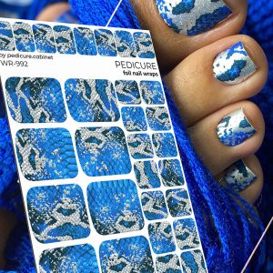 Pedicure cabinet pedikīra plēve ar sudraba foliju [WR-992]