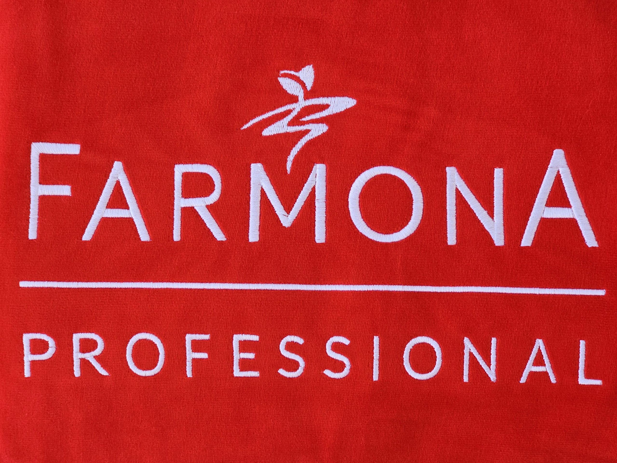 Farmona pārvalks kušetei ar gumiju, sarkans