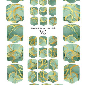 VS NAILS Pedicure Wraps Nr.143