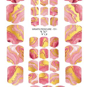VS NAILS Pedicure Wraps Nr.151