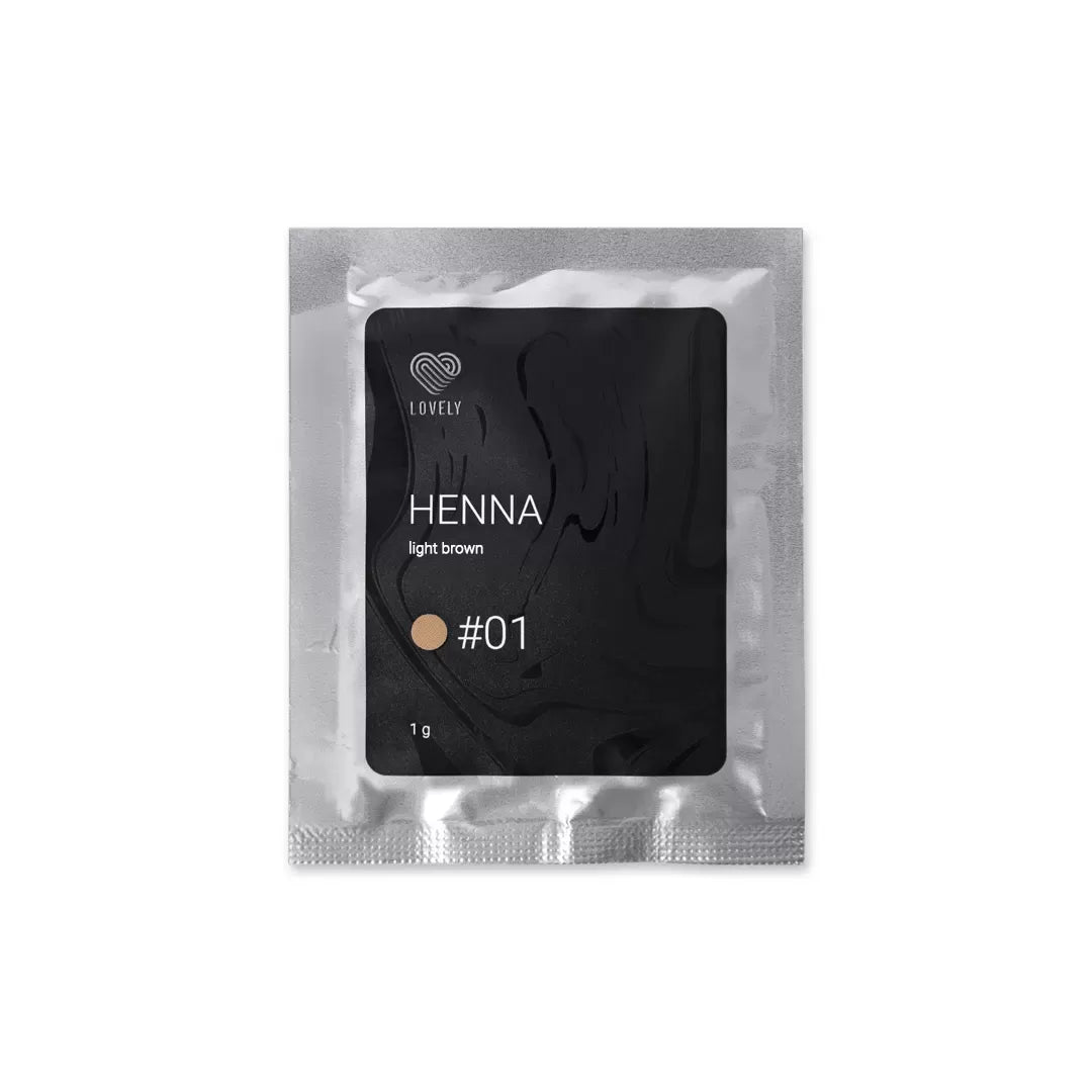 LOVELY Uzacu henna, gaiši brūna (Light Brown) 1gr.