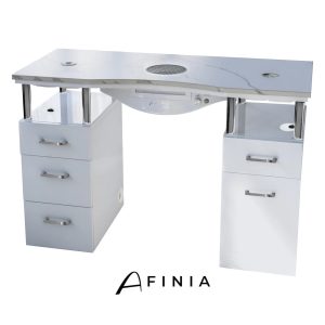 Afinia Manikīra galds Basic Quartz ar iebūvētu putekļu savācēju NDC 1000