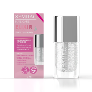 Semilac nagu un kutikulas gēla eliksīrs ar alveju Aloe Gel 7 ml
