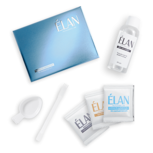 Elan Gēla krāsa uzacīm un skropstām komplekts ( 02 Vidēji Brūns)