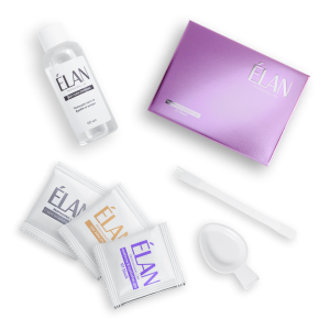 Elan Gēla krāsa uzacīm un skropstām komplekts (01 Melna)