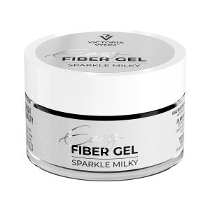 Victoria Vynn Easy Fiber Gel ar stiklšķiedru, Sparkle Milky 50ml