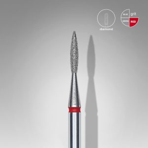 STALEKS Frēze asa liesma sarkana, diametrs 1,6 mm/ darba daļa 8 [FA11R016/8]