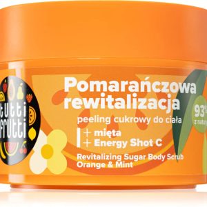 Farmona TUTTI FRUTTI Atjaunojošs cukura skrubis ķermenim ar apelsīnu un piparmētru 300g