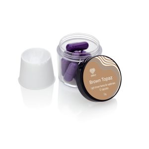 LOVELY Uzacu henna, gaiši- brūna (Brown Topaz) 6 kapsulas 2,5gr.