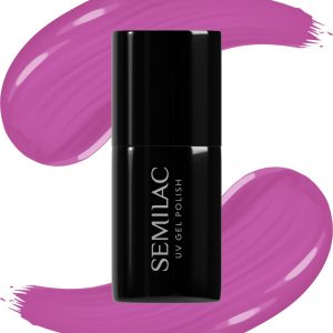 601 Semilac UV gel polish Neon Pink Punch 7 ml