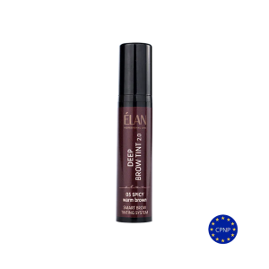Elan Ilgstošs uzacu tonis «DEEP BROW TINT» 2.0, 05 SPICY Silti brūns 10ml (ar pumpi)