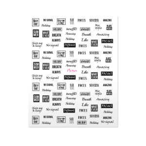 Moyra pašlīmējošas nagu uzlīmes Nr.10