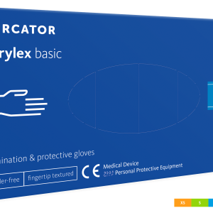 Nitrylex PF Vienreizlietojamie nitrila cimdi, bez pūdera S Tumši zili, 100 gab.