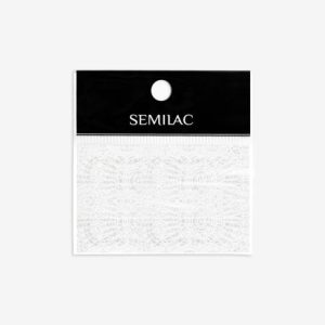 16 Semilac Dizaina folija, White Lace