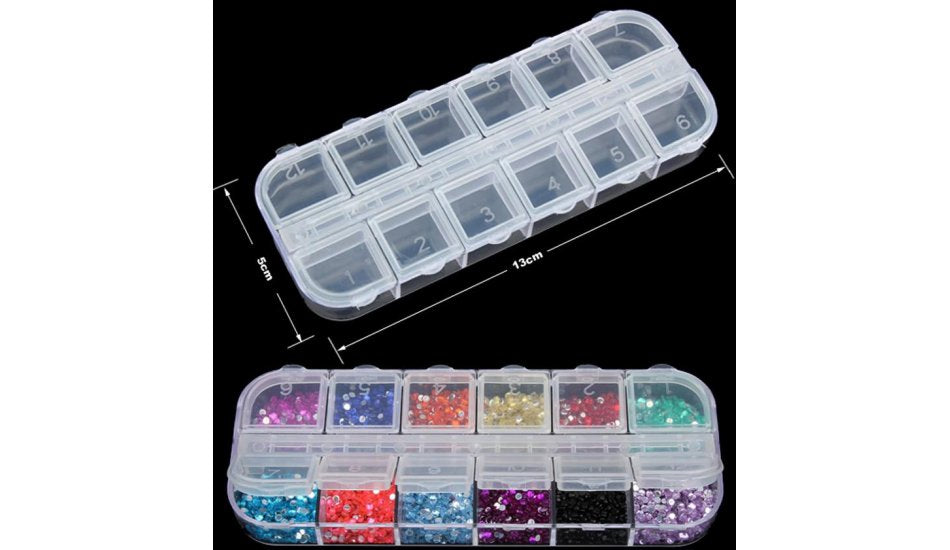 KODI Plastmasas konteineris dekoratīviem akmeņiem 12