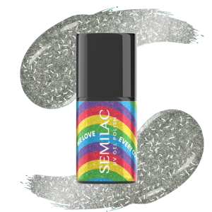 489 Semilac Hybrid Nail Polish Proud Rainbow 7 ml