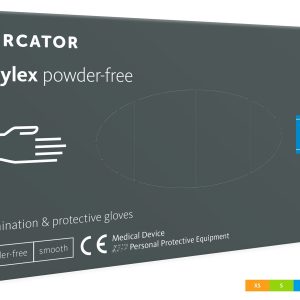 Vinylex PF Vienreizlietojamie vinila cimdi, bez pūdera S, 100 gab.