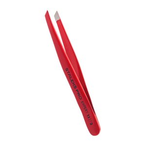 STALEKS Pincete uzacīm, sarkans EXPERT [TE-11/3R]