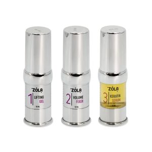 ZOLA komplekts skropstu un uzacu laminēšanai, 3x10ml